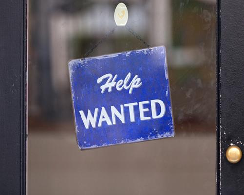 Help wanted sign