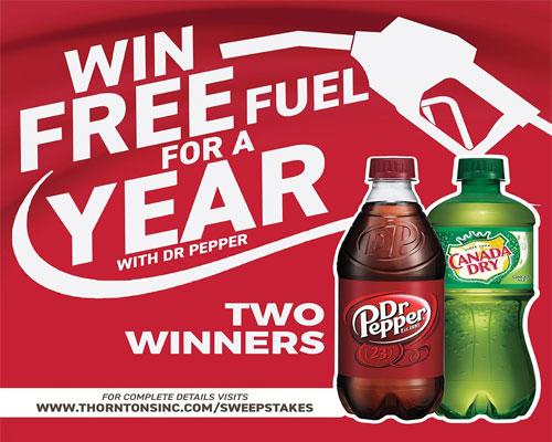 Thortons Free Fuel for a Year Dr Pepper