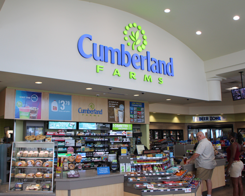 Inside a Cumberland Farms convenience store