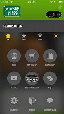 Revved-Up Rewards mobile app
