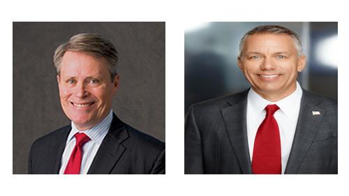 Terry Handley, left, will hand over the reins to Darren Rebelez on June 24.
