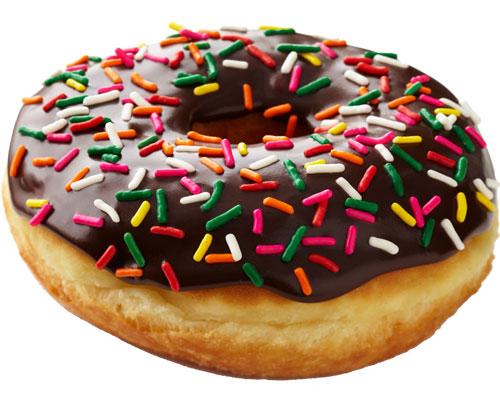 Cumberland Farms chocolate glazed doughnut