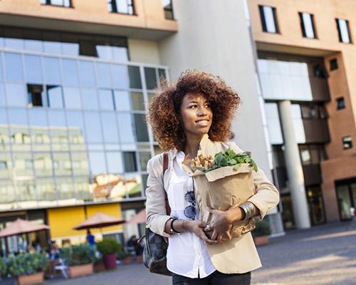 Urban grocery shopper