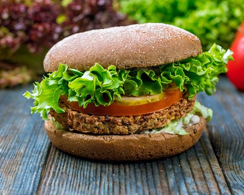 Plant-based burger
