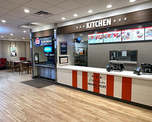 The KFC located inside the Greenwood, La., TA travel center. KFC