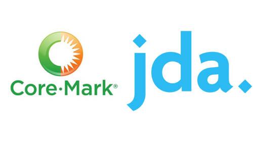 Logos for Core-Mark and JDA Software