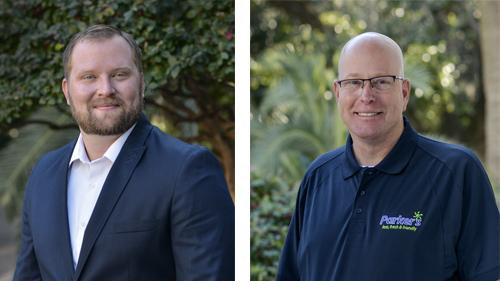 John Rhine (l) and Thomas C. Myrvold join Parker's.