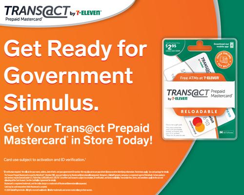 Trans@ct by 7 Eleven Prepaid Mastercard