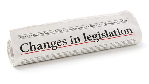 changes in legislation