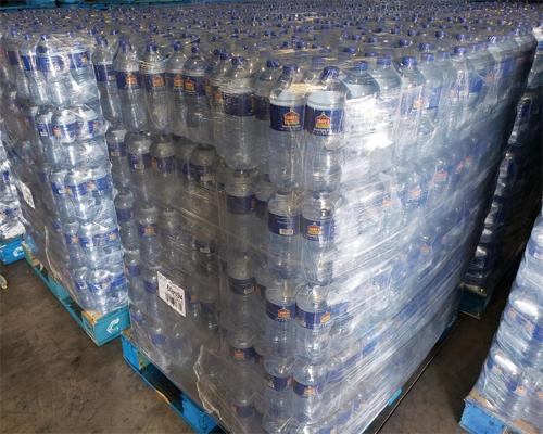 Bottles of water