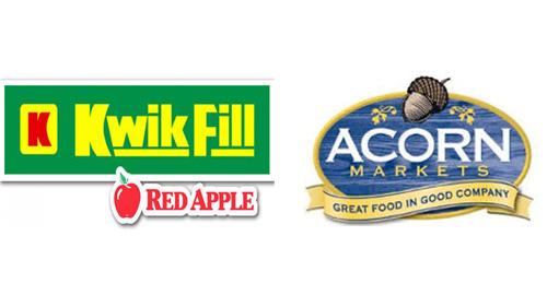 Logos for Kwik Fill and Acorn Markets