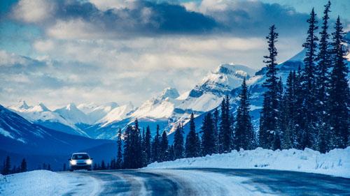 winter road trip