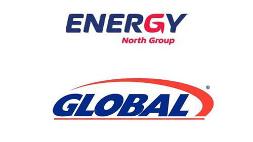 Logos for Energy North Group and Global Partners