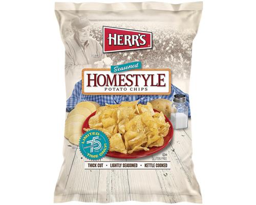 Herr's has launched a limited-edition Homestyle Potato Chip