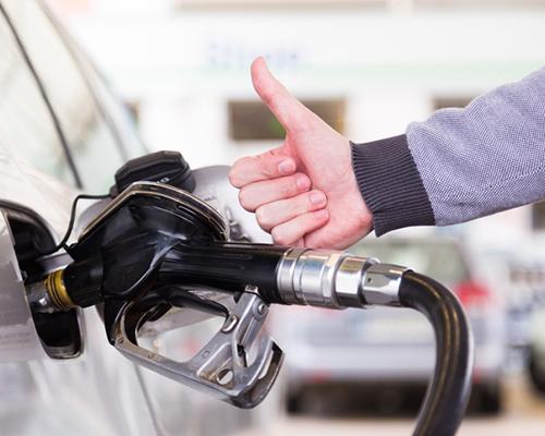 Fuel pump thumbs up