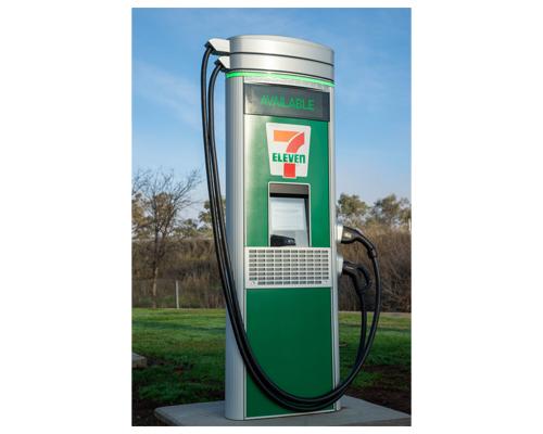 a 7-Eleven Direct Current Fast Charging (DCFC) port