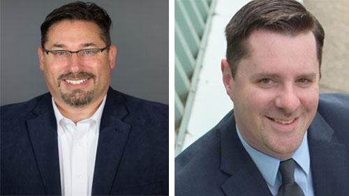 StrasGlobal welcomed Derek Abitz, left, and Steve Morris to the company.