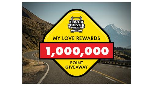 Love's Travel Stops driver appreciation promo