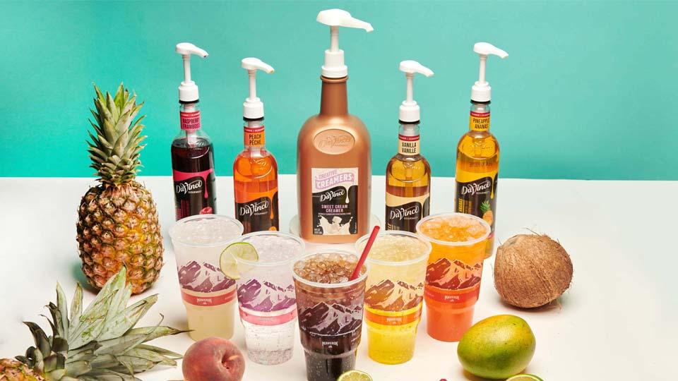 dispensed beverages in Maverik's Mixology program