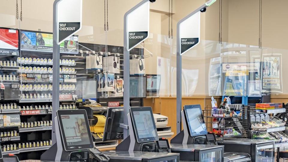 Self-checkout at Flying J in Tucumcar, N.M.