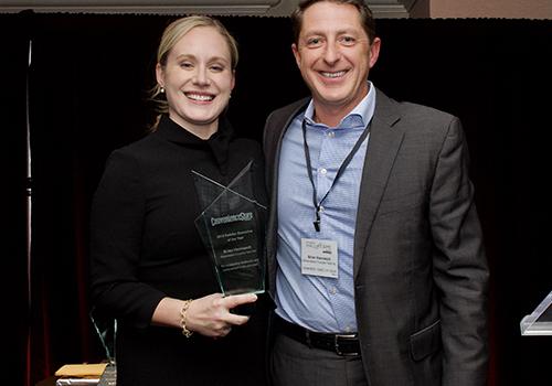 Alicia Cleary of Anheuser-Busch & Brian Hannasch