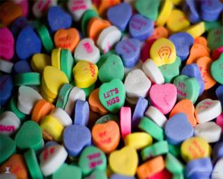 conversational candy hearts
