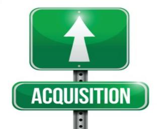 acquisition ahead sign