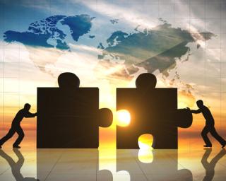 M&A puzzle pieces