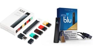 JUUL and myblu products