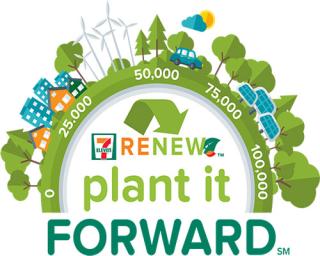 As part of 7-Eleven’s planting initiative, it launched "Plant It Forward," enabling customers to dedicate a tree to for free.