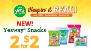 Yesway's private label snacks