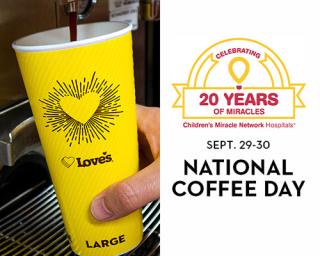 Love's on National Coffee Day