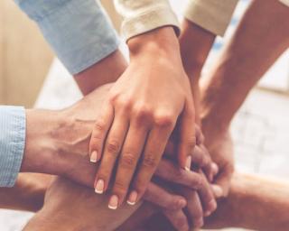 joining hands