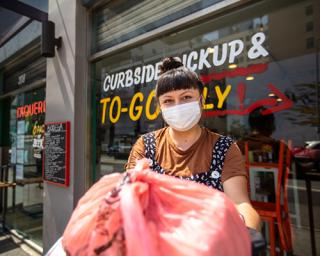 Curbside pickup precautions