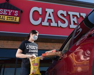 Casey's curbside pickup