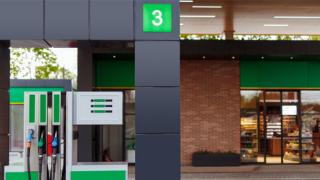 a convenience store gas pump