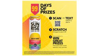AriZona SunRise Hard Seltzer 99 Days of Prizes
