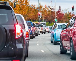 Drivers in traffic