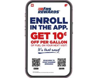 GPM's fas REWARDS loyalty app