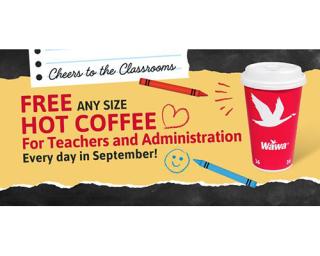 Wawa's "Cheers to the Classroom" celebration