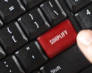 menu simplification