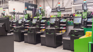 self-checkout kiosks