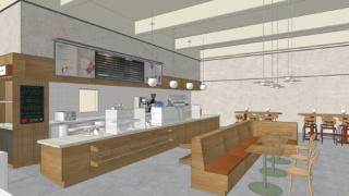 Dining room at Foxtrot Bethesda