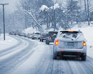 Winter traffic