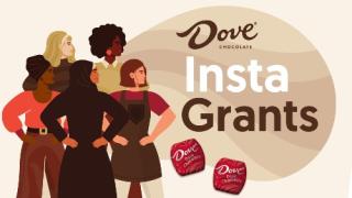 Dove Instagrants Banner with Women standing and looking to the right