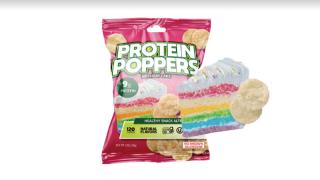 Birthday Cake Protein Poppers