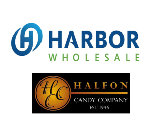 Harbor Wholesale & Halfon Candy logos