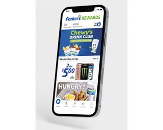 Updated Parker's Rewards app