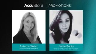 AccuStore's Autumn Welch and Jaime Banks