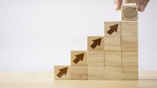 Building blocks stacked up